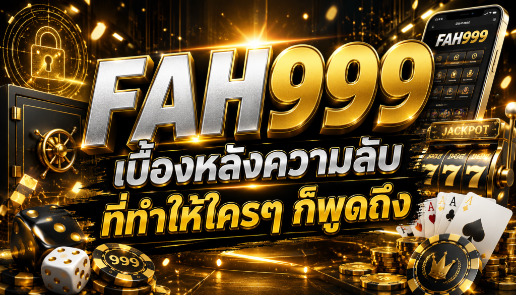 FAH999 เบื้องหลังความลับที่ทำให้ใครๆ ก็พูดถึง